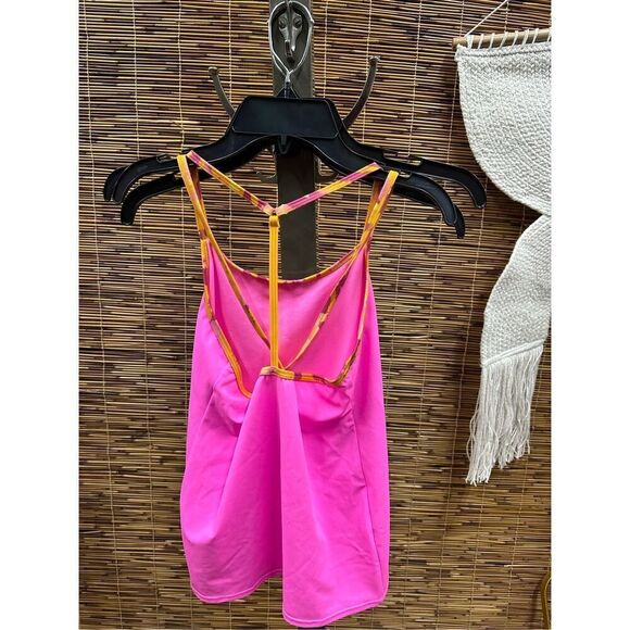 Nike Big Girls Watercolor T-Crossback Tankini Top - Picture 3 of 3